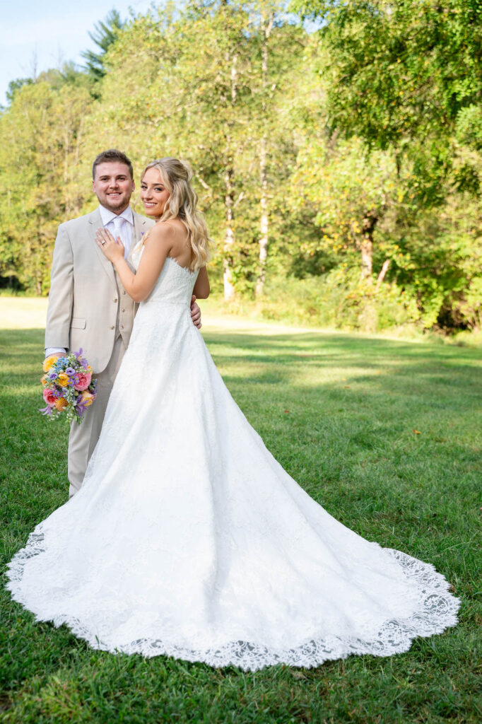 photo of a Wedding Couple during their portrait session north Georgia