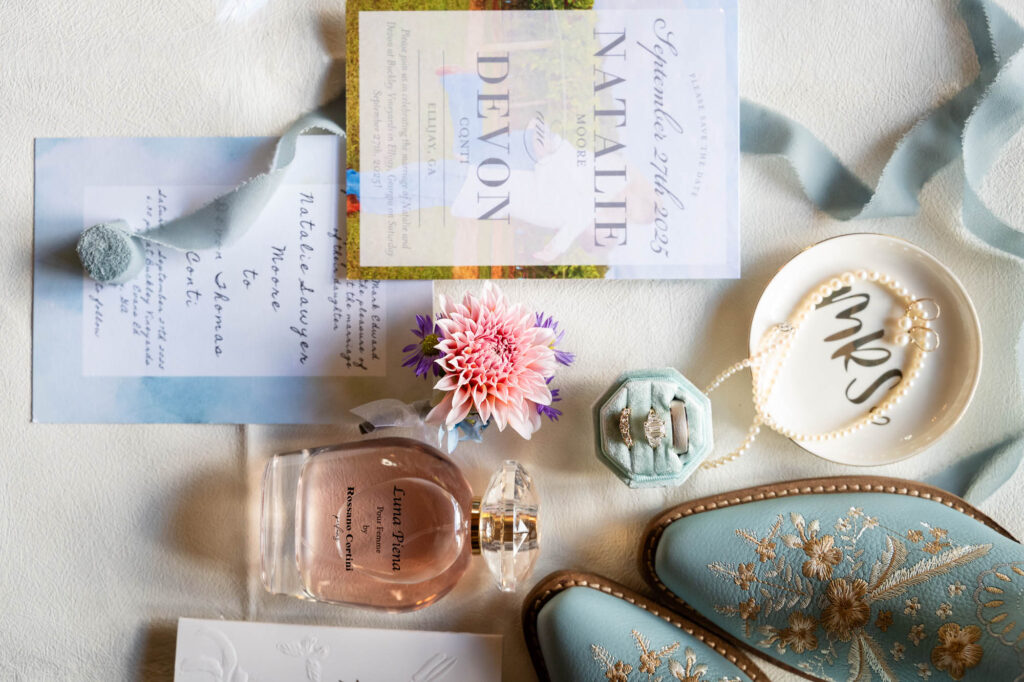 photo of wedding details from a wedding in Atlanta Georgia