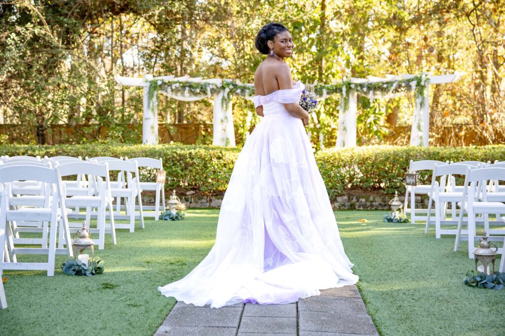 bridal portrait at four oaks manor