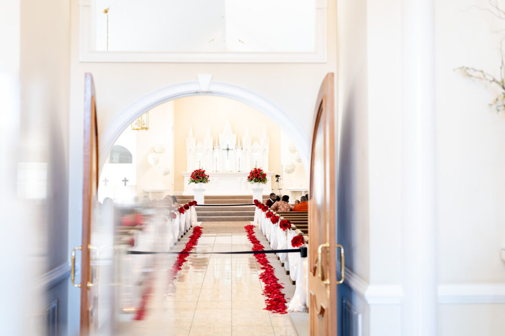 photo of Pristine Chapel ceremony area