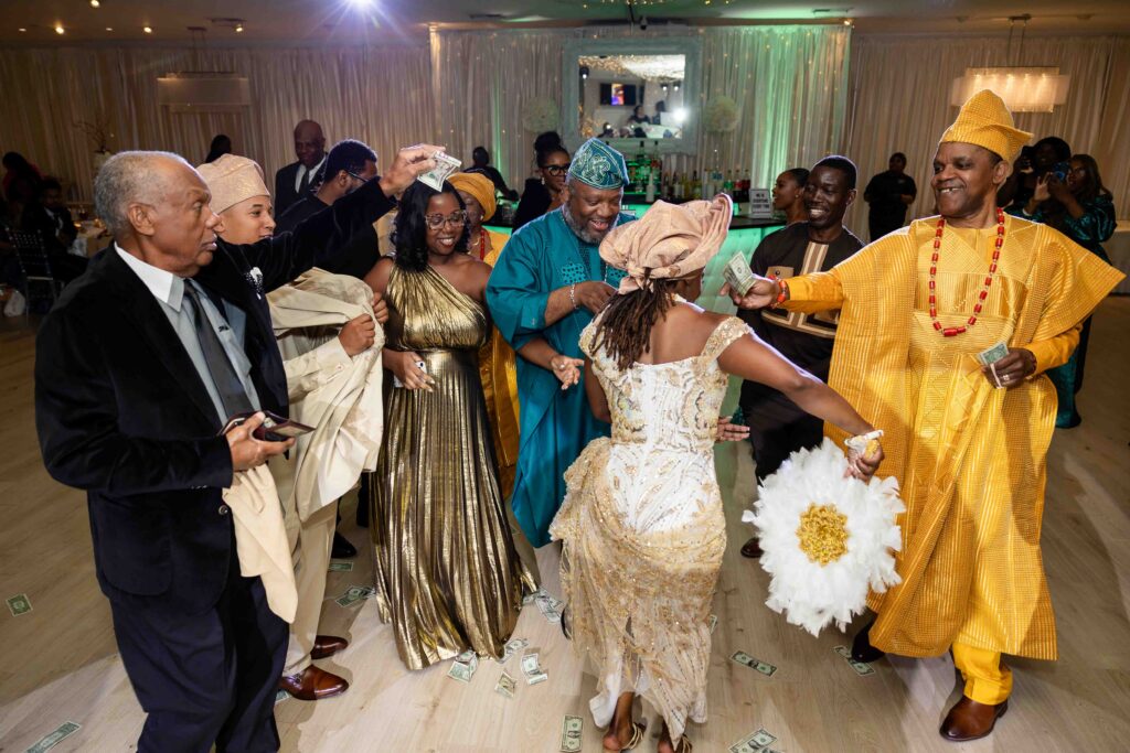 celebration of an african wedding at Pristine Chapel in Atlanta 