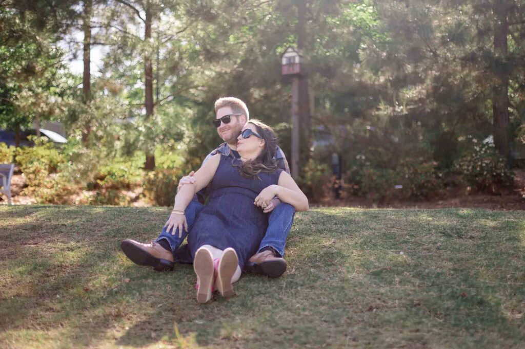 Candid engagement photography in Atlanta 